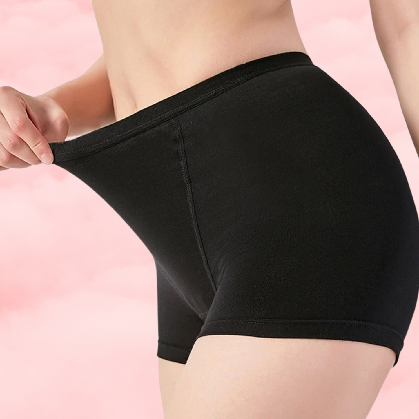 Justine's Classic Period Boxer Brief in Gym Grey or Classic Black